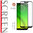 Full Coverage Tempered Glass Screen Protector for Motorola Moto G7 Power - Black